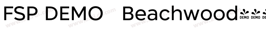 FSP DEMO   Beachwood字体转换